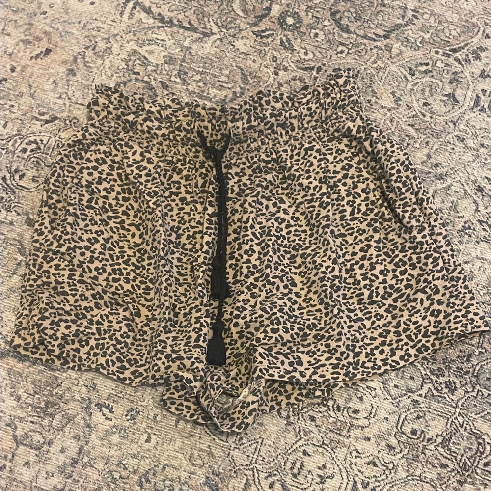 Abercrombie & Fitch Cheetah Print Shorts